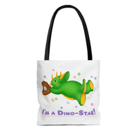 DINO-BUDDIES® - I'm a Dino-Star!® with Trey (Triceratops) - Tote Bag (Gusseted)