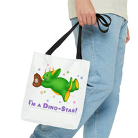 DINO-BUDDIES® - I'm a Dino-Star!® with Trey (Triceratops) - Tote Bag (Gusseted)
