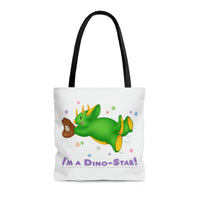 DINO-BUDDIES® - I'm a Dino-Star!® with Trey (Triceratops) - Tote Bag (Gusseted)