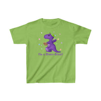 DINO-BUDDIES® - I'm a Dino-Star!® with Ty Bobb (T-Rex Tyrannosaurus) - Cute Dinosaur T-Shirt Youth