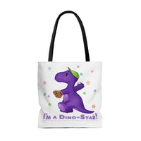 DINO-BUDDIES® - I'm a Dino-Star!® with Ty Bobb (T-Rex Tyrannosaurus) - Tote Bag (Gusseted)