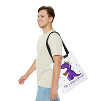 DINO-BUDDIES® - I'm a Dino-Star!® with Ty Bobb (T-Rex Tyrannosaurus) - Tote Bag (Gusseted)