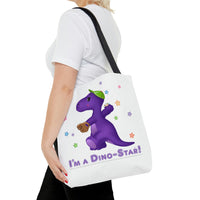 DINO-BUDDIES® - I'm a Dino-Star!® with Ty Bobb (T-Rex Tyrannosaurus) - Tote Bag (Gusseted)