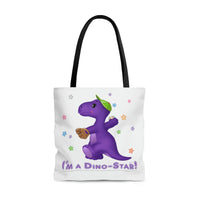 DINO-BUDDIES® - I'm a Dino-Star!® with Ty Bobb (T-Rex Tyrannosaurus) - Tote Bag (Gusseted)