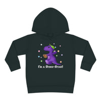 DINO-BUDDIES® - I'm a Dino-Star® with Ty Bobb (Tyrannosaurus) - Toddler Pullover Fleece Hoodie