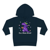 DINO-BUDDIES® - I'm a Dino-Star® with Ty Bobb (Tyrannosaurus) - Toddler Pullover Fleece Hoodie