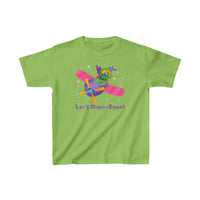 DINO-BUDDIES® - Let's Dino-Soar!™ with Trey (T-Rex Tyrannosaurus) in Airplane - Cute Dinosaur T-Shirt Youth