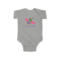 DINO-BUDDIES® - Let's Dino-Soar™ with Trey (Triceratops) in Airplane - Infant Fine Jersey Bodysuit