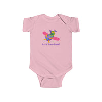DINO-BUDDIES® - Let's Dino-Soar™ with Trey (Triceratops) in Airplane - Infant Fine Jersey Bodysuit