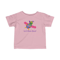 DINO-BUDDIES® - Let's Dino-Soar™ with Trey (Triceratops) in Airplane - Infant Fine Jersey Tee