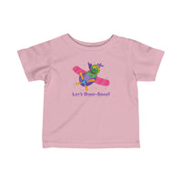 DINO-BUDDIES® - Let's Dino-Soar™ with Trey (Triceratops) in Airplane - Infant Fine Jersey Tee