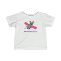 DINO-BUDDIES® - Let's Dino-Soar™ with Trey (Triceratops) in Airplane - Infant Fine Jersey Tee