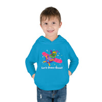 DINO-BUDDIES® - Let's Dino-Soar™ with Trey (Triceratops) in Airplane - Toddler Pullover Fleece Hoodie