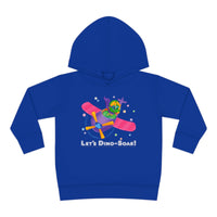 DINO-BUDDIES® - Let's Dino-Soar™ with Trey (Triceratops) in Airplane - Toddler Pullover Fleece Hoodie