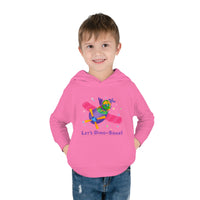 DINO-BUDDIES® - Let's Dino-Soar™ with Trey (Triceratops) in Airplane - Toddler Pullover Fleece Hoodie