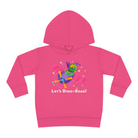DINO-BUDDIES® - Let's Dino-Soar™ with Trey (Triceratops) in Airplane - Toddler Pullover Fleece Hoodie