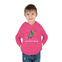 DINO-BUDDIES® - Let's Dino-Soar™ with Trey (Triceratops) in Airplane - Toddler Pullover Fleece Hoodie