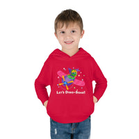 DINO-BUDDIES® - Let's Dino-Soar™ with Trey (Triceratops) in Airplane - Toddler Pullover Fleece Hoodie