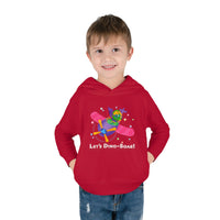 DINO-BUDDIES® - Let's Dino-Soar™ with Trey (Triceratops) in Airplane - Toddler Pullover Fleece Hoodie