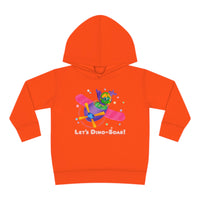 DINO-BUDDIES® - Let's Dino-Soar™ with Trey (Triceratops) in Airplane - Toddler Pullover Fleece Hoodie