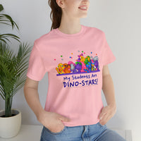 DINO-BUDDIES® - My Students Are Dino-Stars® Group - Unisex Adult Jersey Short Sleeve Tee