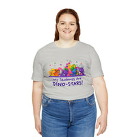 DINO-BUDDIES® - My Students Are Dino-Stars® Group - Unisex Adult Jersey Short Sleeve Tee