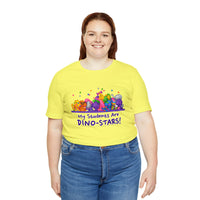 DINO-BUDDIES® - My Students Are Dino-Stars® Group - Unisex Adult Jersey Short Sleeve Tee