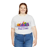 DINO-BUDDIES® - My Students Are Dino-Stars® Group - Unisex Adult Jersey Short Sleeve Tee