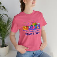 DINO-BUDDIES® - My Students Are Dino-Stars® Group - Unisex Adult Jersey Short Sleeve Tee