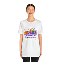 DINO-BUDDIES® - My Students Are Dino-Stars® Group - Unisex Adult Jersey Short Sleeve Tee