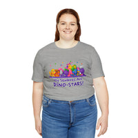 DINO-BUDDIES® - My Students Are Dino-Stars® Group - Unisex Adult Jersey Short Sleeve Tee