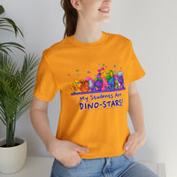 DINO-BUDDIES® - My Students Are Dino-Stars® Group - Unisex Adult Jersey Short Sleeve Tee