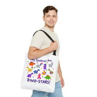 DINO-BUDDIES® - My Students Are Dino-Stars® - Tote Bag (Gusseted)
