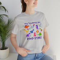 DINO-BUDDIES® - My Students Are Dino-Stars® - Unisex Adult Jersey Short Sleeve Tee