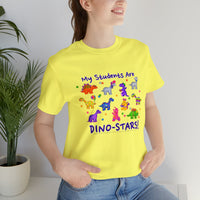 DINO-BUDDIES® - My Students Are Dino-Stars® - Unisex Adult Jersey Short Sleeve Tee