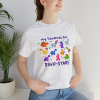 DINO-BUDDIES® - My Students Are Dino-Stars® - Unisex Adult Jersey Short Sleeve Tee