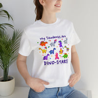 DINO-BUDDIES® - My Students Are Dino-Stars® - Unisex Adult Jersey Short Sleeve Tee