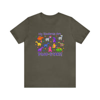 DINO-BUDDIES® - My Students Are Dino-Stars® - Unisex Adult Jersey Short Sleeve Tee