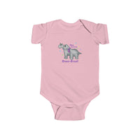DINO-BUDDIES® - Our Little Dino-Star® with Grammy & Pap (Apatosaurus) - Infant Fine Jersey Bodysuit