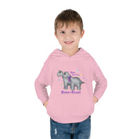 DINO-BUDDIES® - Our Little Dino-Star® with Grammy & Pap (Apatosaurus) - Toddler Pullover Fleece Hoodie