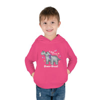 DINO-BUDDIES® - Our Little Dino-Star® with Grammy & Pap (Apatosaurus) - Toddler Pullover Fleece Hoodie