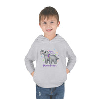 DINO-BUDDIES® - Our Little Dino-Star® with Grammy & Pap (Apatosaurus) - Toddler Pullover Fleece Hoodie