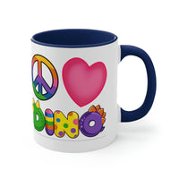 DINO-BUDDIES® - Peace Love DINO™ - Accent Coffee Mug, 11oz