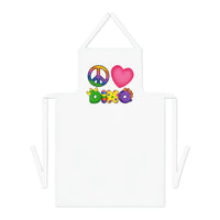 DINO-BUDDIES® - Peace Love DINO™ - Adult Apron (AOP)