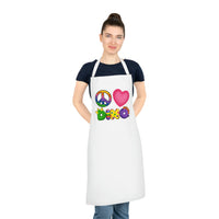 DINO-BUDDIES® - Peace Love DINO™ - Adult Apron (AOP)