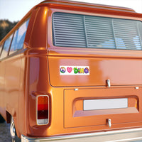 DINO-BUDDIES® - Peace Love DINO™ - Bumper Stickers