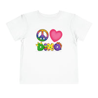 DINO-BUDDIES® - Peace Love DINO™ - Cute Dinosaur T-Shirt Toddler