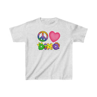 DINO-BUDDIES® - Peace Love DINO™ - Cute Dinosaur T-Shirt Youth