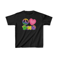 DINO-BUDDIES® - Peace Love DINO™ - Cute Dinosaur T-Shirt Youth