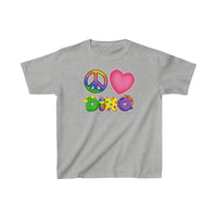 DINO-BUDDIES® - Peace Love DINO™ - Cute Dinosaur T-Shirt Youth